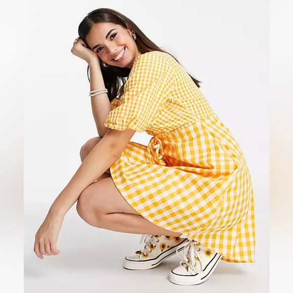 ASOS Dresses & Skirts - ☀️ ASOS Orange Gingham Dress